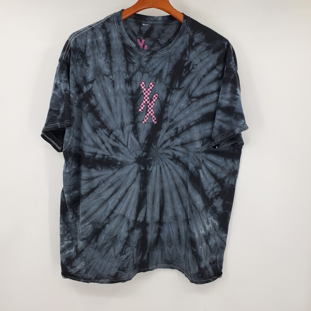 Machine Gun Kelly Tickets to My Downfall Tie Dye T-Shirt XL Black Pink MGK